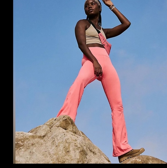 Free People Good Karma High Waist Flare Pants Bottoms NEW - Picture 2 of 7